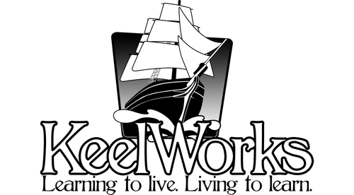 KeelWorksLogo BW Horizontal vertically compressed (1).png