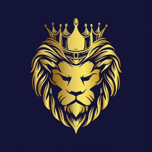 Premium Vector Crown gold lion logo company premium mascot.jpg