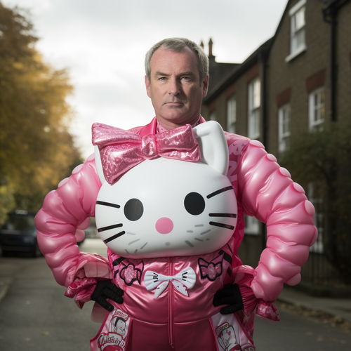 wilm5628 tokusatsu of a middle aged British man wearing a hello a9c58ee9 f157 4463 a7e6 5669fb2d994d.png