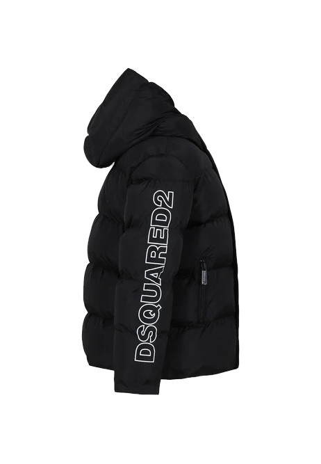 dsquared kids piumino nero logo ragazzi c.jpg