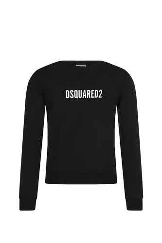 dsquared kids felpa nera logo ragazzo a.jpg