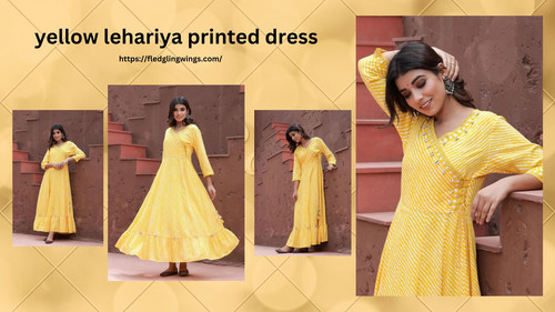 yellow lehariya printed dress.jpg