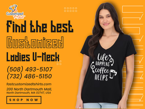 Customized Ladies V-Neck T-Shirts.jpg