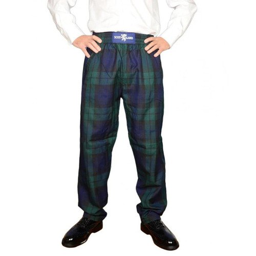 gents donnellis tartan trousers black watch.jpg