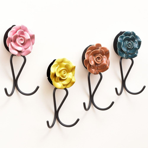 Buy Flower Shape Self Adhesive Wall Hooks.jpg