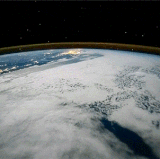 Planet Fly Earth out space cosmos animation world sphere 338838383urfhfhhf.gif