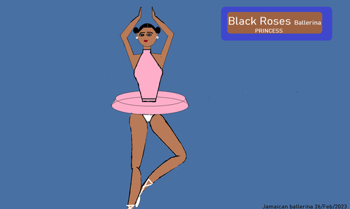jamaican black roses ballerina dancer light bacdrop dark skin.png