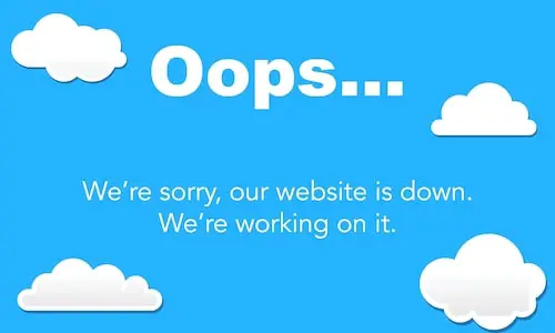 Website down.4
