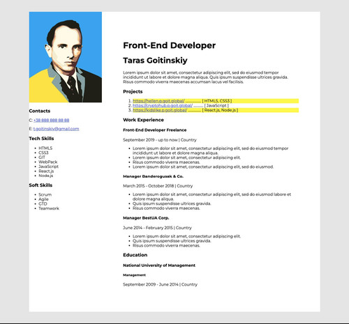 My resume Svyatoslav 23 02.1