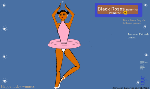 black roses ballerina dancer light bacdrop brown skin.png