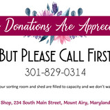 Thrift Shop donations