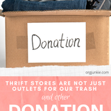 thrift stores are not just outlets for our trash and other donation guidelines