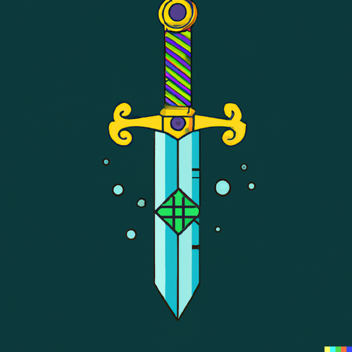 DALLúE 2022 12 30 15.14.51 a sword with snake tattoo in Geometric style.png