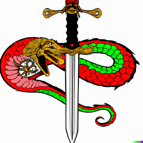 DALLúE 2022 12 30 15.24.46 sword with snake in a Neo Traditional style.png