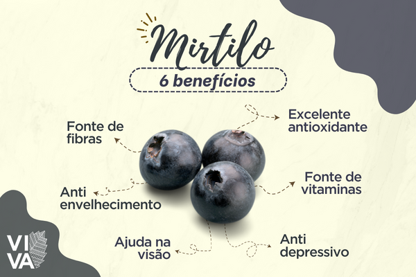 A fruta antioxidante que combate o envelhecimento 1 Mirtilo