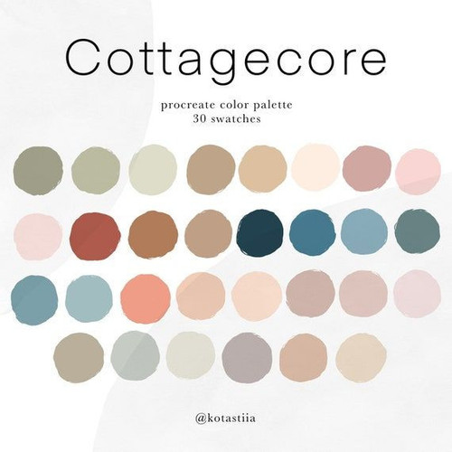 Cottagecore Color Palette for Procreate 30 Handpicked Etsy.jpg