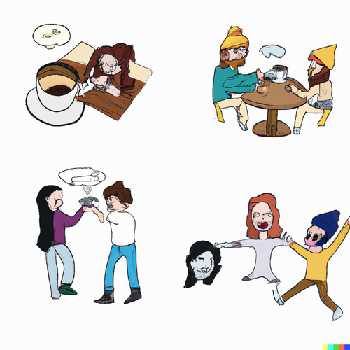 DALL·E 2023 03 25 15.21.20 Life events of friends painted as a picture.png