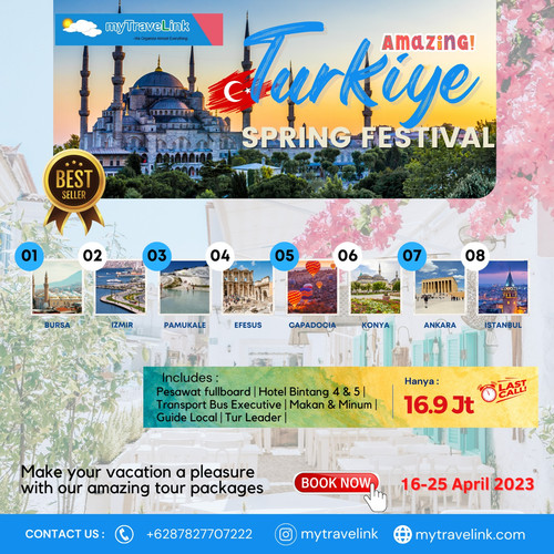 Mytravelink Amazing Turkey Spring Festival 2023