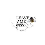buttons web 0059 Leave me bee