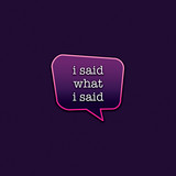 buttons web 0072 i said what i said