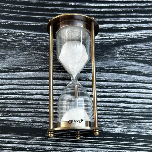 Antique Handmade Brass Hourglass 2.webp