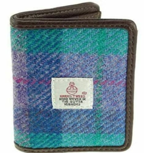 harris tweed lewis credit card holder in green purple check lb2006 col79 4984 p.jpg