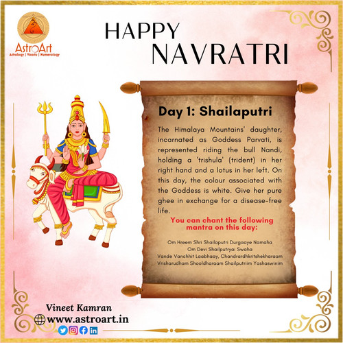 Navratri First Day Pratipada Mata Shailputri