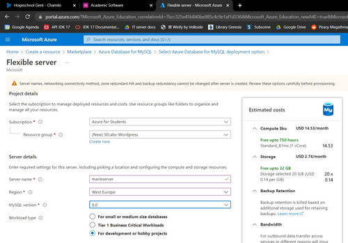 Screenshot2023 03 26 21 51 47 Flexible server Microsoft Azure.jpg