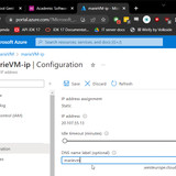 Screenshot2023 03 26 22 12 29 marieVM ip Microsoft Azure