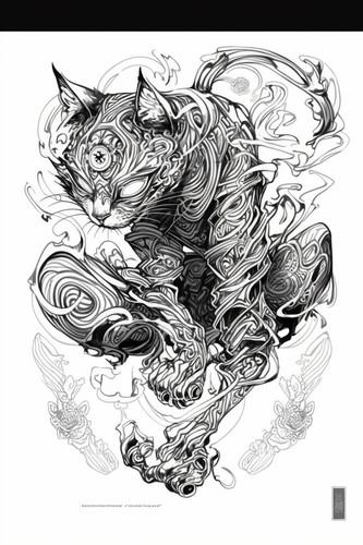 Bluewing Sketch line art anime black cat body focus dynamic pos 16e1dddd e812 4896 ae1a 542b078d0858.jpg