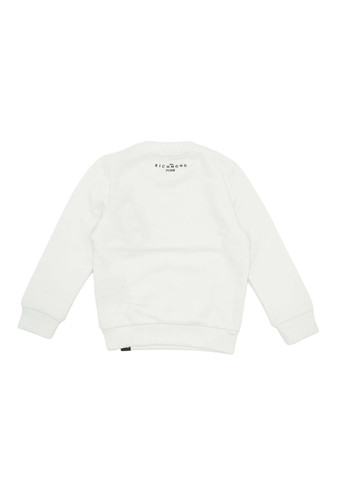 john richmond kids felpa bianca logo bambino b.jpg