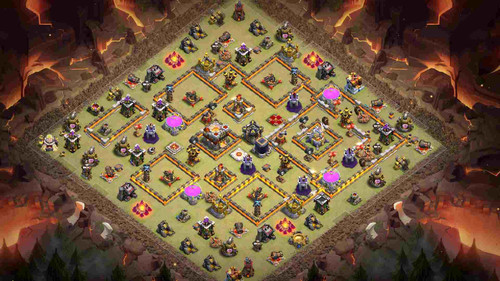 coc th11 war base design map link download.jpg