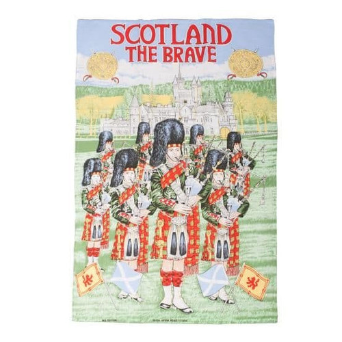 glen appin cotton scotland the brave tea towel brand new 3127 p.jpg