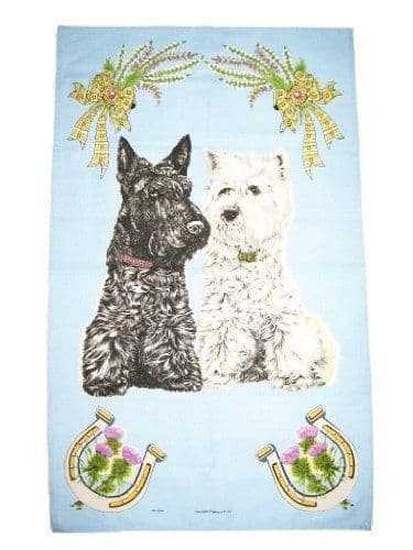 glen appin cotton dogs tea towel brand new 3111 p.jpg