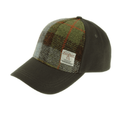 baseball cap with harris tweed in macleod tartan bc1000 col15 5377 p.png