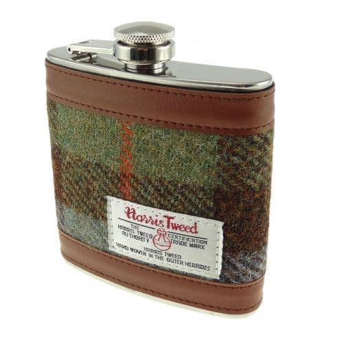 authentic harris tweed 6oz hip flask macleod tartan 5365 1 p.jpg