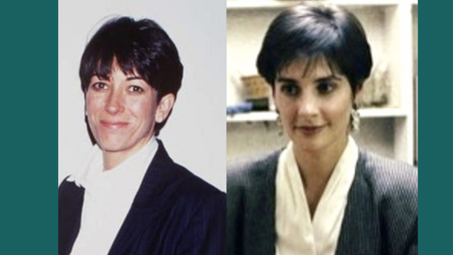 With blazer suits, around the late 80s