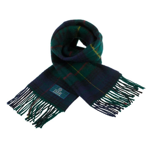 lambswool scottish tartan clan scarf stewart hunting 2386 p.jpg