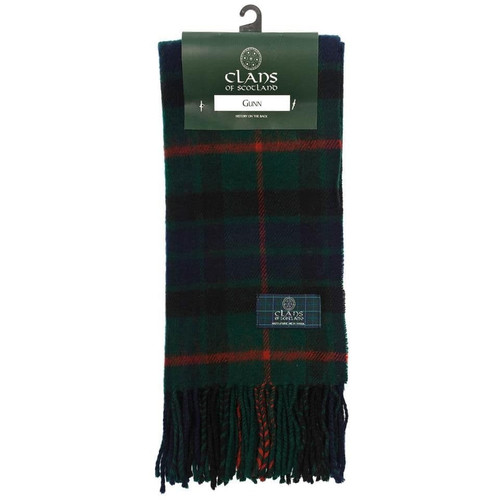 lambswool scottish tartan clan scarf gunn (2) 432 p.jpg