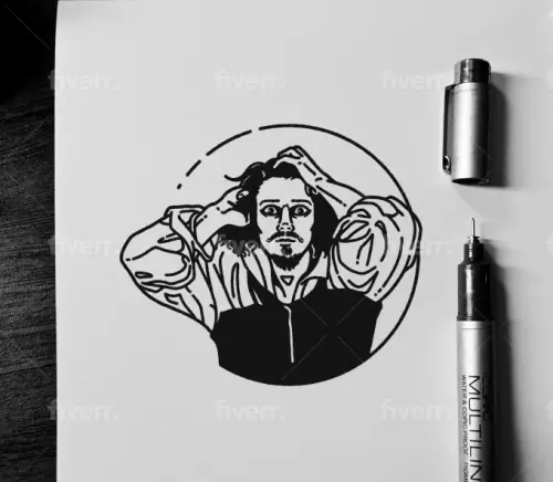 desperate man Character drawing Nekovoid.webp