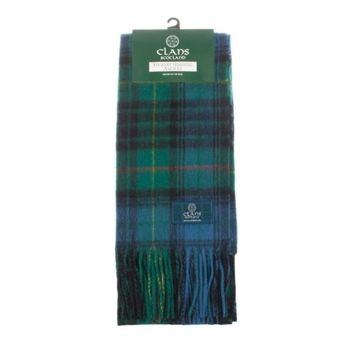 lambswool scottish tartan clan scarf stewart hunting ancient (2) 2387 p.jpg