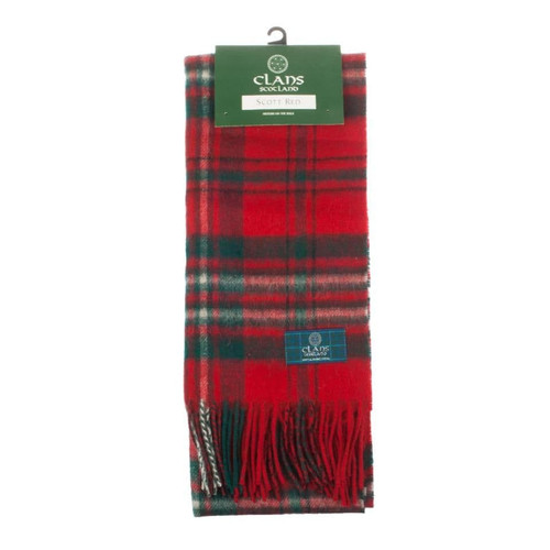 lambswool scottish tartan clan scarf scott red (2) 2377 p.jpg