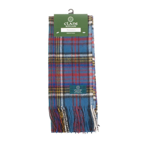 lambswool scottish tartan clan scarf anderson (3) 382 p.jpg