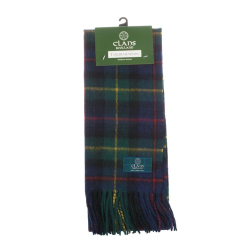 lambswool scottish tartan clan scarf farquharson (3) 418 p.jpg