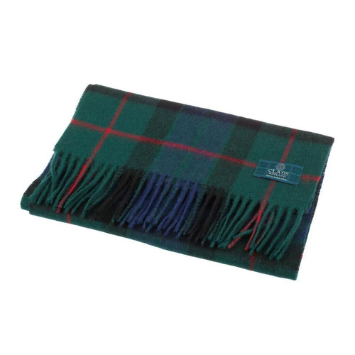 lambswool scottish tartan clan scarf gunn (3) 432 p.jpg