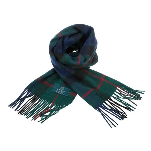 lambswool scottish tartan clan scarf gunn 432 p.jpg
