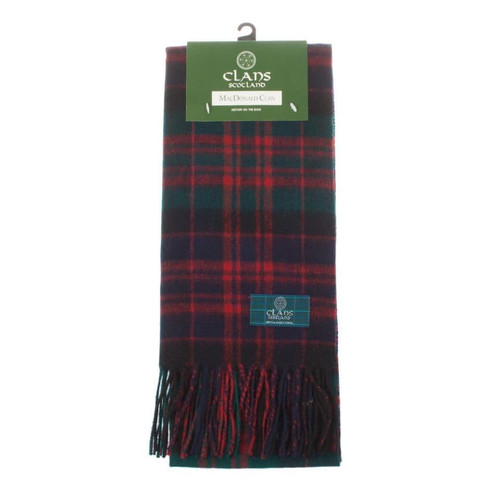 lambswool scottish tartan clan scarf macdonald clan (3) 456 p.jpg