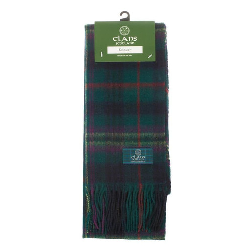 lambswool scottish tartan clan scarf kennedy (3) 446 p.jpg