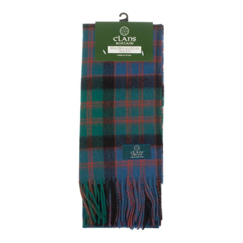 lambswool scottish tartan clan scarf macdonald clan ancient (3) 457 p.jpg