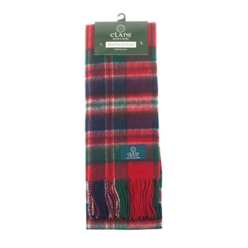 lambswool scottish tartan clan scarf macfarlane clan (3) 465 p.jpg